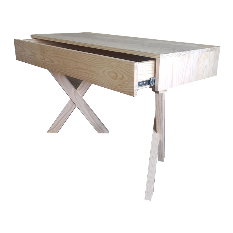 Desks Archives MB Pine   Cross Leg Desk 1 Dr 1200X500X77H RAW 1 9e1f10e390c74e03b20f55b 1 