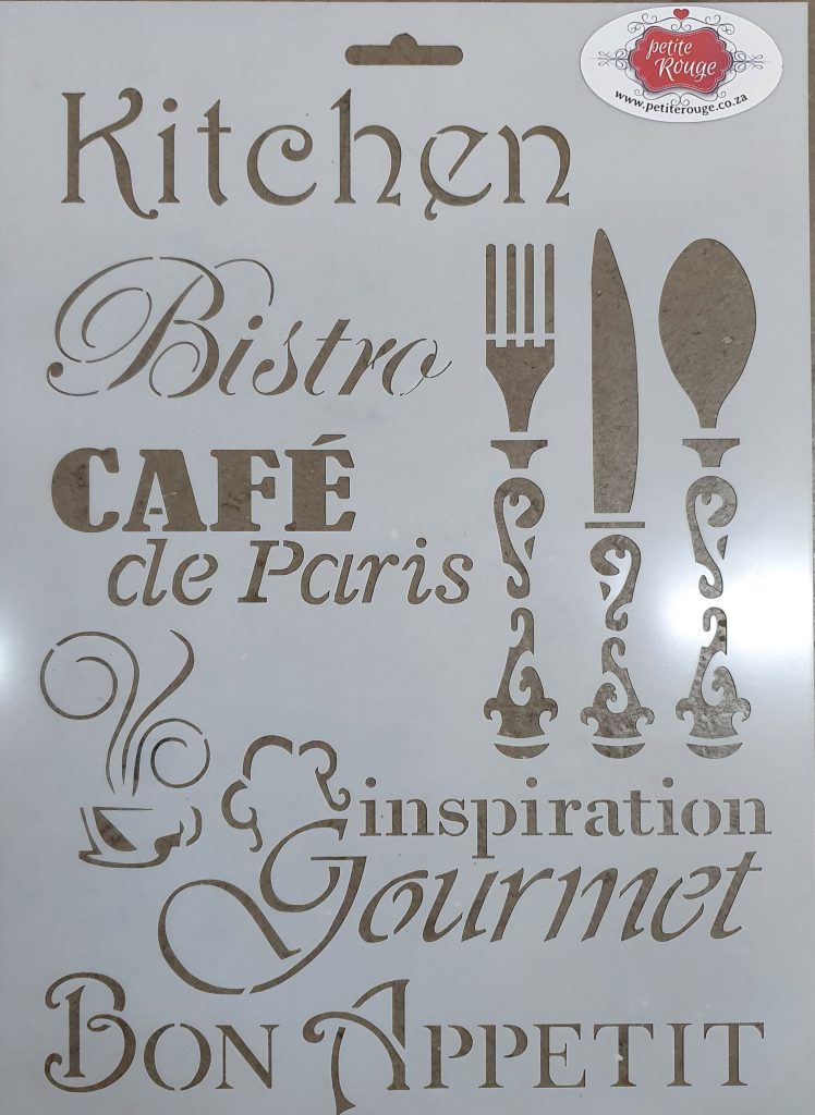 Kitchen Stencil 375X275 - MB Pine